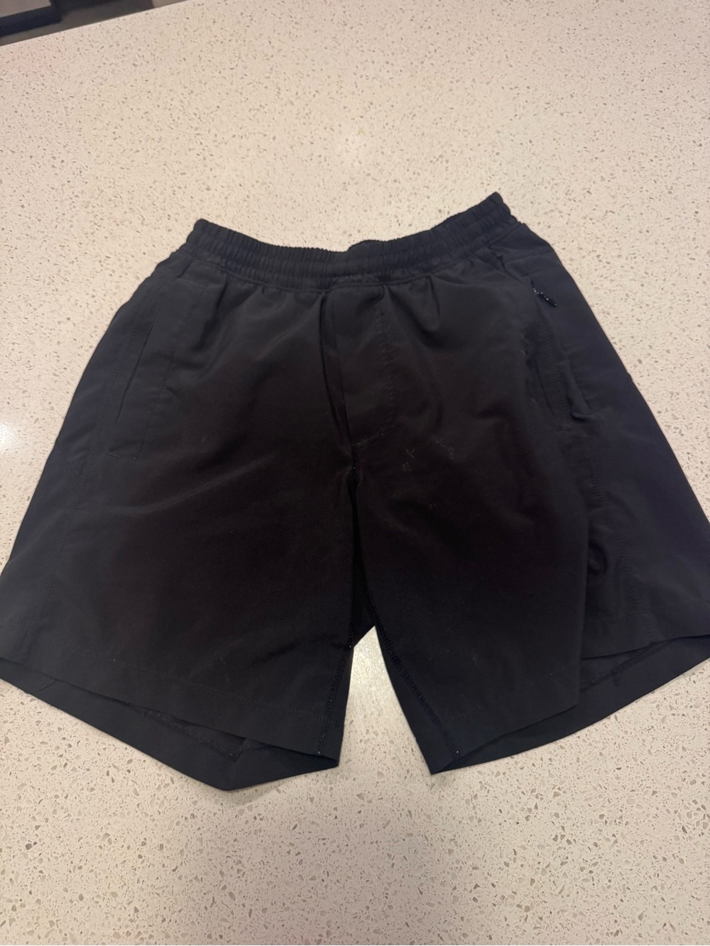 Bird Dog Men’s Small Black Lined Shorts 8” Inseam Athletic Performance Black - Picture 3 of 9